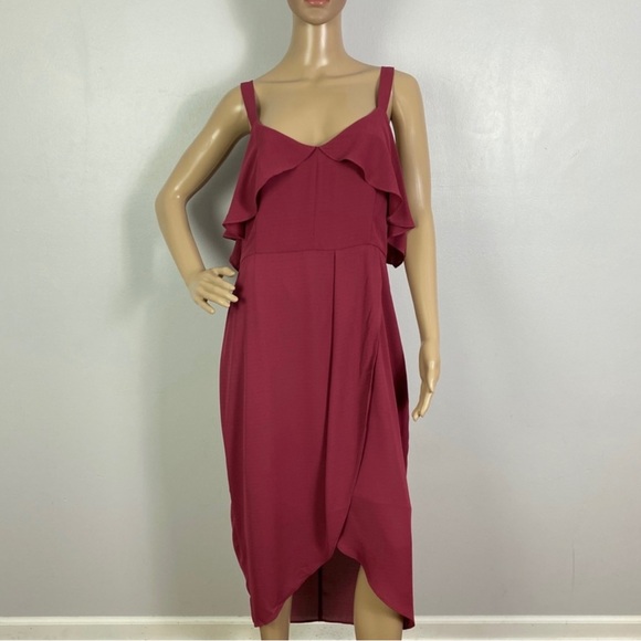 NEW COOPER ST. RUFFLE MIDI DRESS - Picture 2 of 9